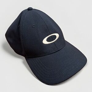 Oakley Men's Navy Mesh Baseball Cap Hat Logo One Size